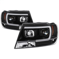 Spyder Auto 5085221 Projector Headlights; Version 2; Light Bar; Black; - Truck Part Superstore