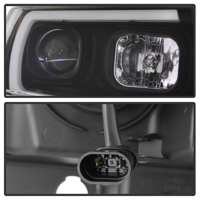 Spyder Auto 5085221 Projector Headlights; Version 2; Light Bar; Black; - Truck Part Superstore