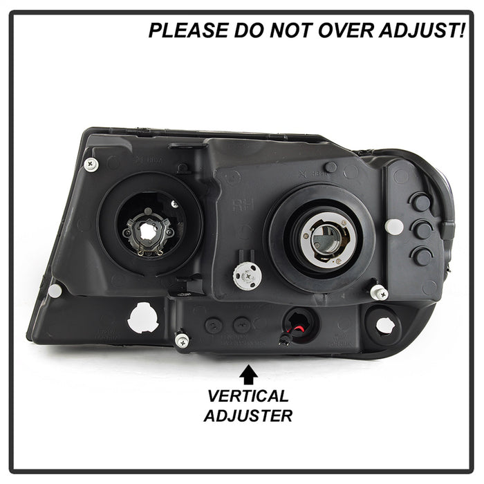 Spyder Auto 5085221 Projector Headlights; Version 2; Light Bar; Black; - Truck Part Superstore