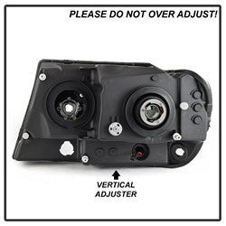 Spyder Auto 5085221 Projector Headlights; Version 2; Light Bar; Black; - Truck Part Superstore