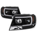 Spyder Auto 5085221 Projector Headlights; Version 2; Light Bar; Black; - Truck Part Superstore