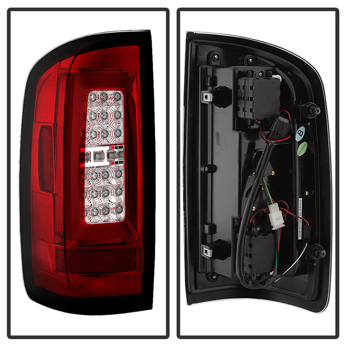 Spyder Auto 5085269 LED Tail Lights; Red Clear; - Truck Part Superstore