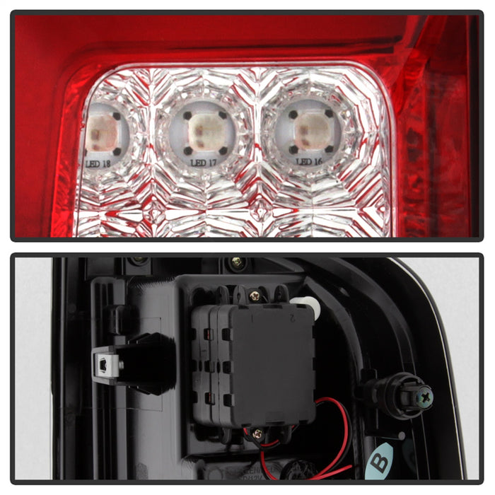 Spyder Auto 5085269 LED Tail Lights; Red Clear; - Truck Part Superstore