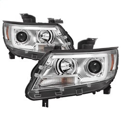 Spyder Auto 5085276 Projector Headlights; Light Bar; Chrome; - Truck Part Superstore