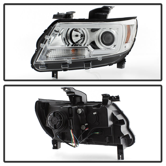 Spyder Auto 5085276 Projector Headlights; Light Bar; Chrome; - Truck Part Superstore