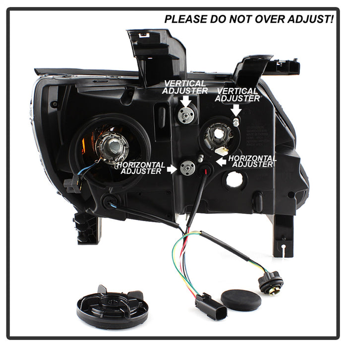 Spyder Auto 5085276 Projector Headlights; Light Bar; Chrome; - Truck Part Superstore