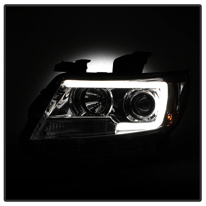 Spyder Auto 5085276 Projector Headlights; Light Bar; Chrome; - Truck Part Superstore