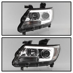 Spyder Auto 5085276 Projector Headlights; Light Bar; Chrome; - Truck Part Superstore