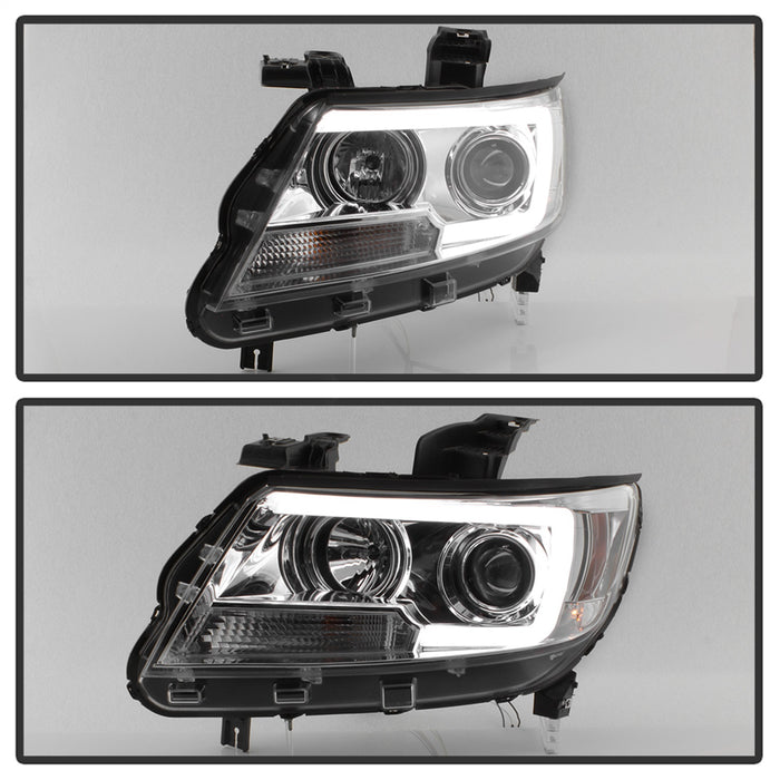 Spyder Auto 5085276 Projector Headlights; Light Bar; Chrome; - Truck Part Superstore
