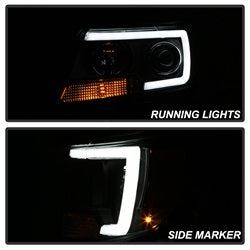Spyder Auto 5085283 Projector Headlights; Light Bar; Black; - Truck Part Superstore
