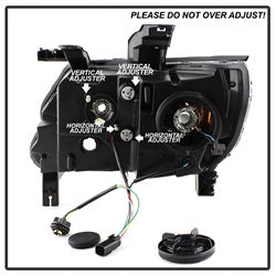Spyder Auto 5085283 Projector Headlights; Light Bar; Black; - Truck Part Superstore