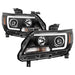 Spyder Auto 5085283 Projector Headlights; Light Bar; Black; - Truck Part Superstore