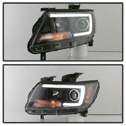Spyder Auto 5085283 Projector Headlights; Light Bar; Black; - Truck Part Superstore