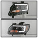 Spyder Auto 5085283 Projector Headlights; Light Bar; Black; - Truck Part Superstore