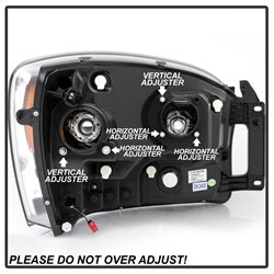 Spyder Auto 5085290 Projector Headlights; Light Bar DRL; Version 2 ; Chrome; - Truck Part Superstore