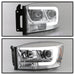 Spyder Auto 5085290 Projector Headlights; Light Bar DRL; Version 2 ; Chrome; - Truck Part Superstore