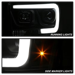 Spyder Auto 5085306 Projector Headlights; Light Bar DRL; Version 2; Black; - Truck Part Superstore