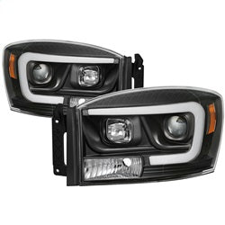 Spyder Auto 5085306 Projector Headlights; Light Bar DRL; Version 2; Black; - Truck Part Superstore