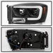 Spyder Auto 5085306 Projector Headlights; Light Bar DRL; Version 2; Black; - Truck Part Superstore