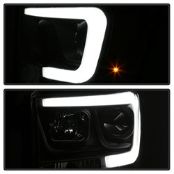 Spyder Auto 5085306 Projector Headlights; Light Bar DRL; Version 2; Black; - Truck Part Superstore