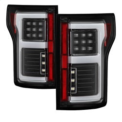 Spyder Auto 5085313 LED Tail Lights; Light Bar; Compatible w/Rear Blind Spot Sensor Only; Black; - Truck Part Superstore