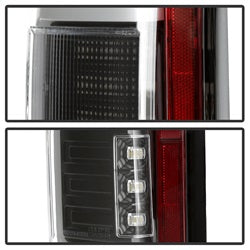Spyder Auto 5085313 LED Tail Lights; Light Bar; Compatible w/Rear Blind Spot Sensor Only; Black; - Truck Part Superstore
