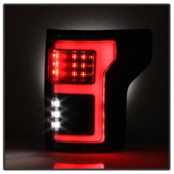 Spyder Auto 5085313 LED Tail Lights; Light Bar; Compatible w/Rear Blind Spot Sensor Only; Black; - Truck Part Superstore
