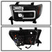 Spyder Auto 5085344 Projector Headlights; Light Bar DRL; Version 2; Black; - Truck Part Superstore