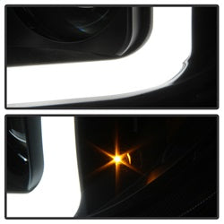 Spyder Auto 5085344 Projector Headlights; Light Bar DRL; Version 2; Black; - Truck Part Superstore