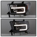 Spyder Auto 5085344 Projector Headlights; Light Bar DRL; Version 2; Black; - Truck Part Superstore