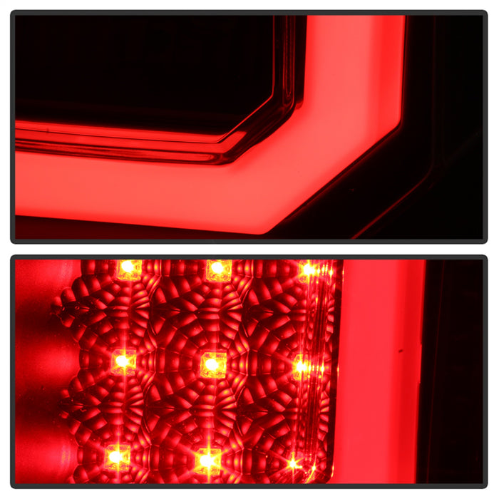 Spyder Auto 5085368 Light Bar LED Tail Lights; Version 2; Black; - Truck Part Superstore