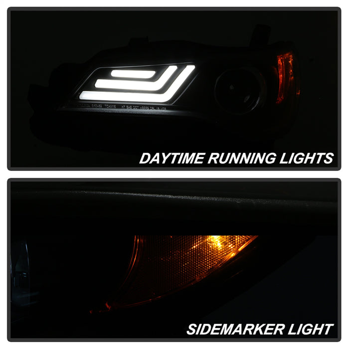 Spyder Auto 5085382 Projector Headlights; Black; - Truck Part Superstore