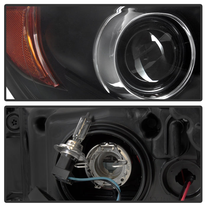 Spyder Auto 5085382 Projector Headlights; Black; - Truck Part Superstore