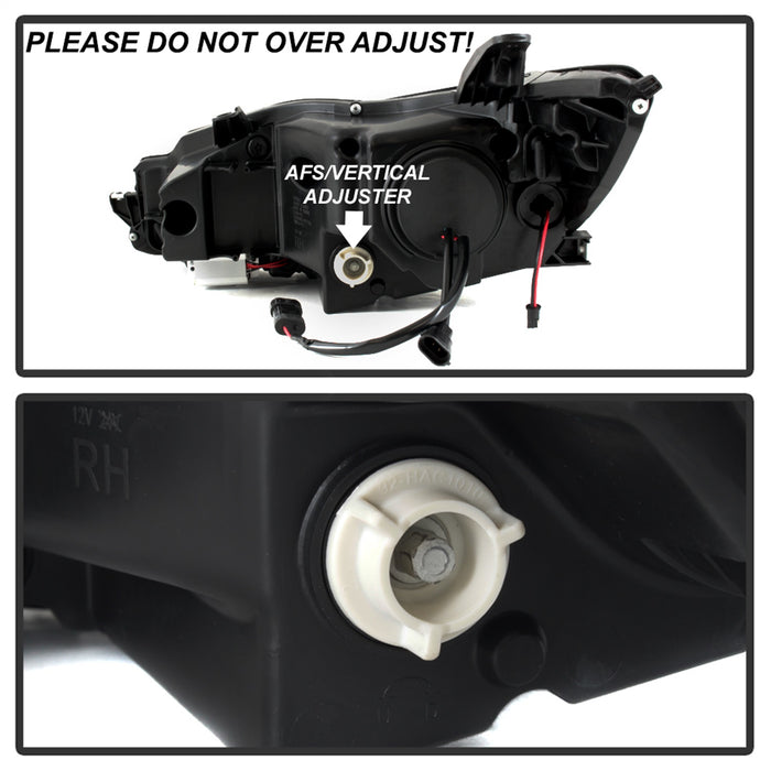 Spyder Auto 5085382 Projector Headlights; Black; - Truck Part Superstore