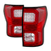 Spyder Auto 5085450 Light Bar LED Tail Lights; Version 2; Red Clear; - Truck Part Superstore
