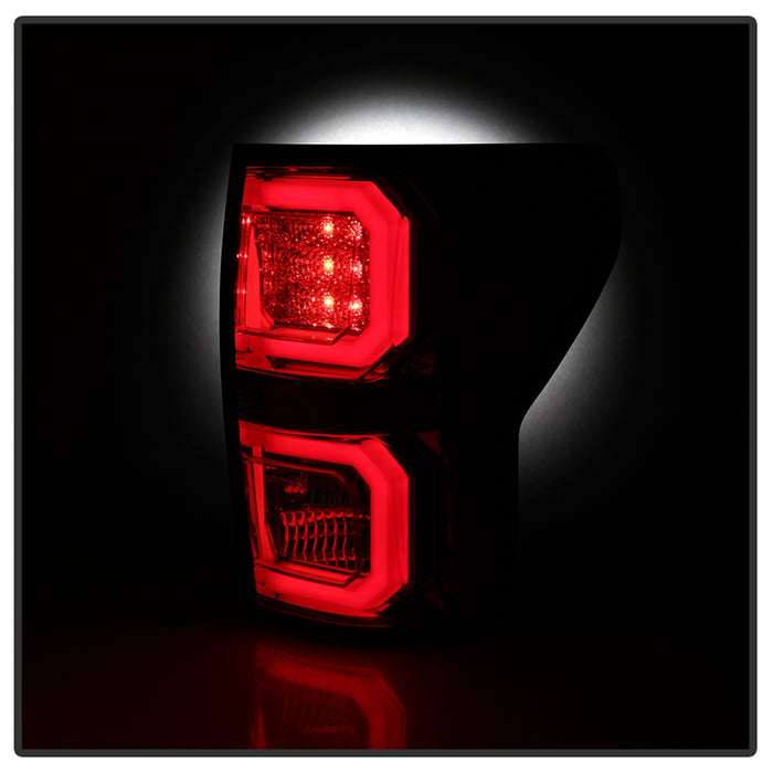 Spyder Auto 5085450 Light Bar LED Tail Lights; Version 2; Red Clear; - Truck Part Superstore