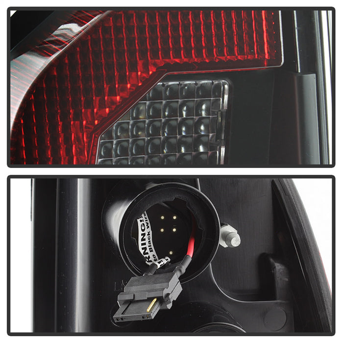 Spyder Auto 5085467 LED Tail Lights; Black; Not Compatible w/Factory Equipped LED Tail Lights; - Truck Part Superstore