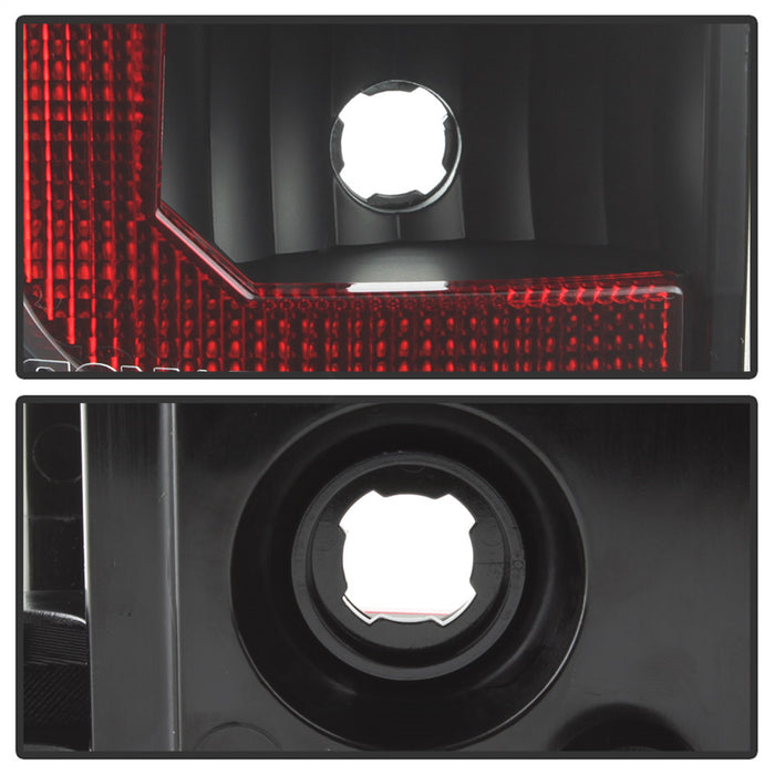 Spyder Auto 5085467 LED Tail Lights; Black; Not Compatible w/Factory Equipped LED Tail Lights; - Truck Part Superstore