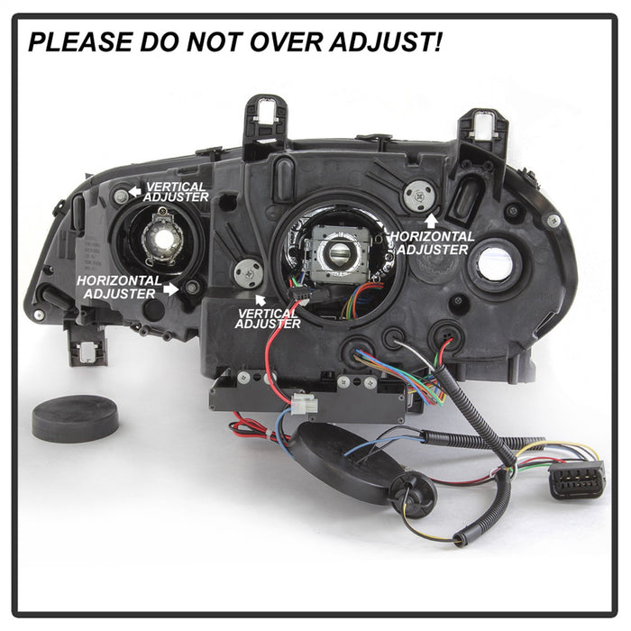 Spyder Auto 5085481 Projector Headlights; AFS HID Only; Does Not Fit Halogen Model; Black; - Truck Part Superstore