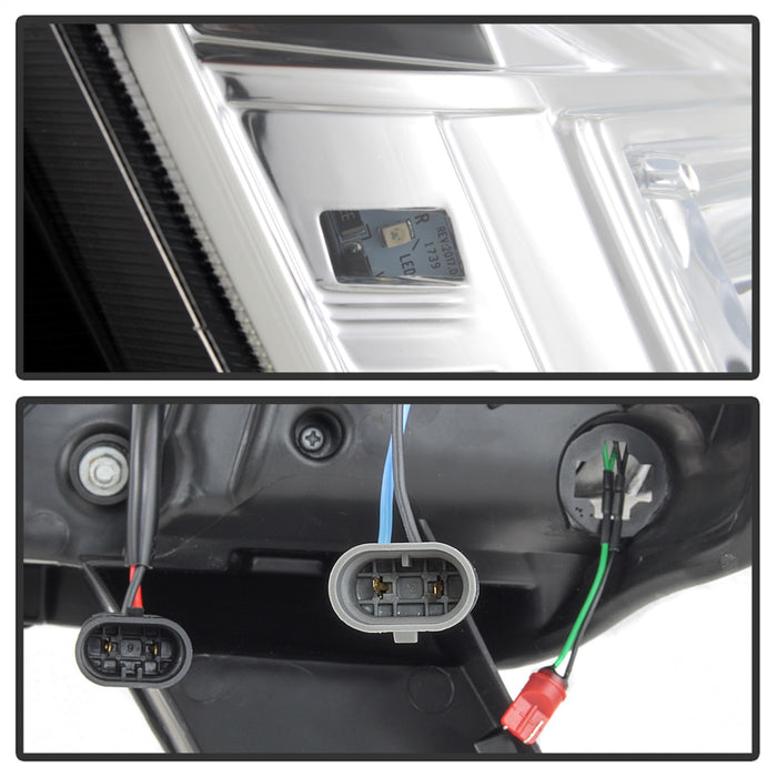 Spyder Auto 5085498 Projector Headlights; Version 2; Chrome; - Truck Part Superstore