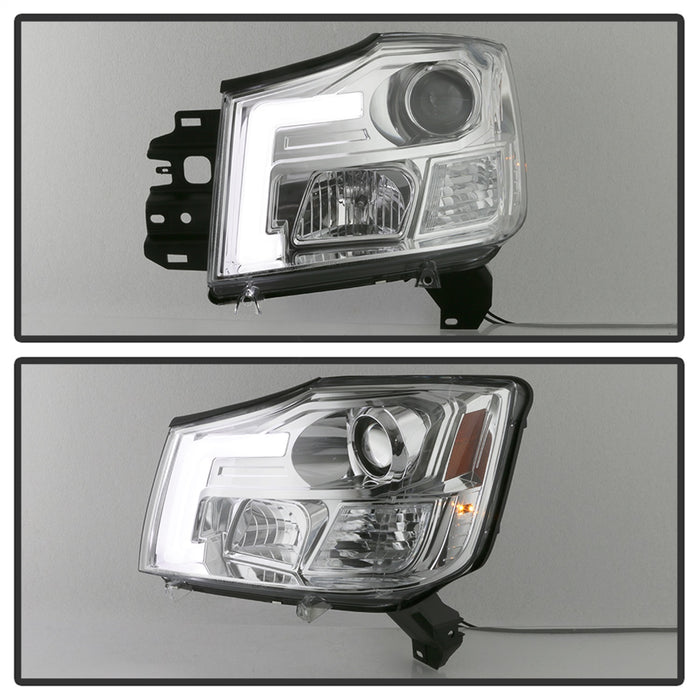 Spyder Auto 5085498 Projector Headlights; Version 2; Chrome; - Truck Part Superstore