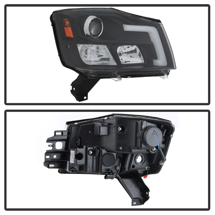 Spyder Auto 5085504 Projector Headlights; Version 2; Black; - Truck Part Superstore