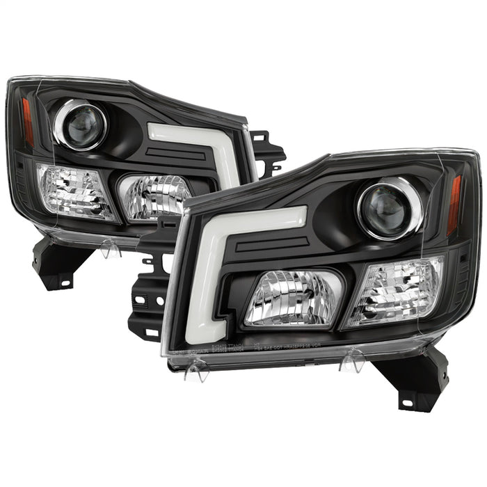 Spyder Auto 5085504 Projector Headlights; Version 2; Black; - Truck Part Superstore
