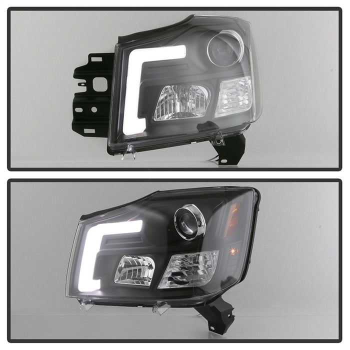 Spyder Auto 5085504 Projector Headlights; Version 2; Black; - Truck Part Superstore