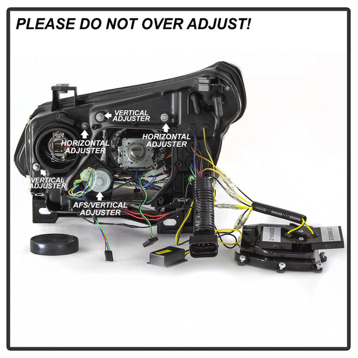 Spyder Auto 5085511 Projector Headlights; HID Model Only Non AFS; Does Not Fit Halogen Model; Black; - Truck Part Superstore
