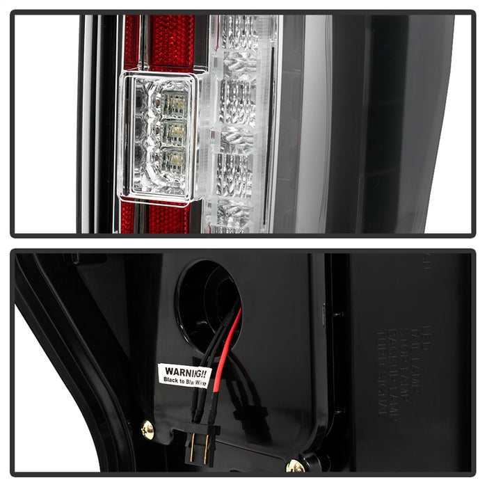 Spyder Auto 5085573 LED Tail Lights; Halogen Bulb Type; Not Fit LED Model; Chrome; - Truck Part Superstore
