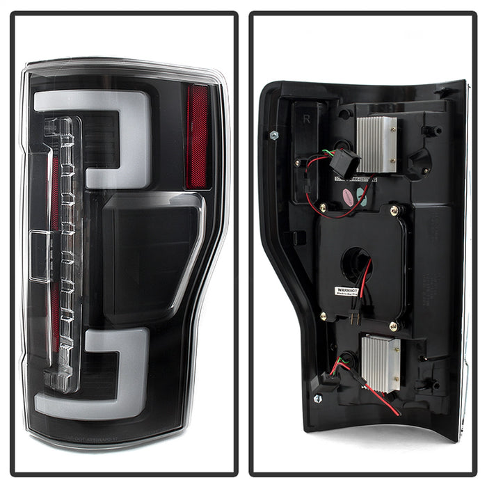 Spyder Auto 5085580 LED Tail Lights; Halogen Bulb Type; Not Fit LED Model; Black; - Truck Part Superstore