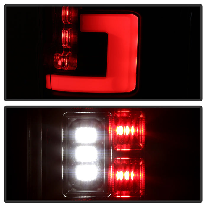 Spyder Auto 5085580 LED Tail Lights; Halogen Bulb Type; Not Fit LED Model; Black; - Truck Part Superstore