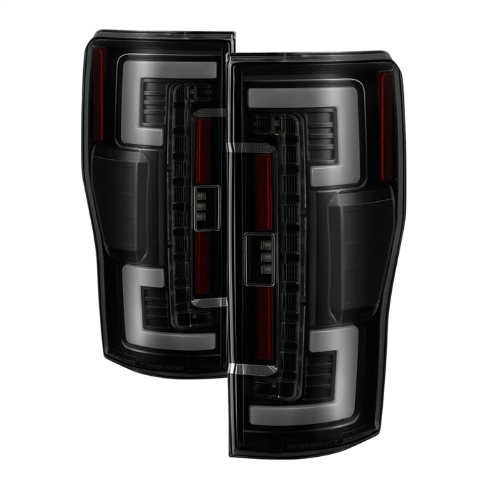 Spyder Auto 5085597 LED Tail Lights; Halogen Bulb Type; Not Fit LED Model; Black Smoke; - Truck Part Superstore