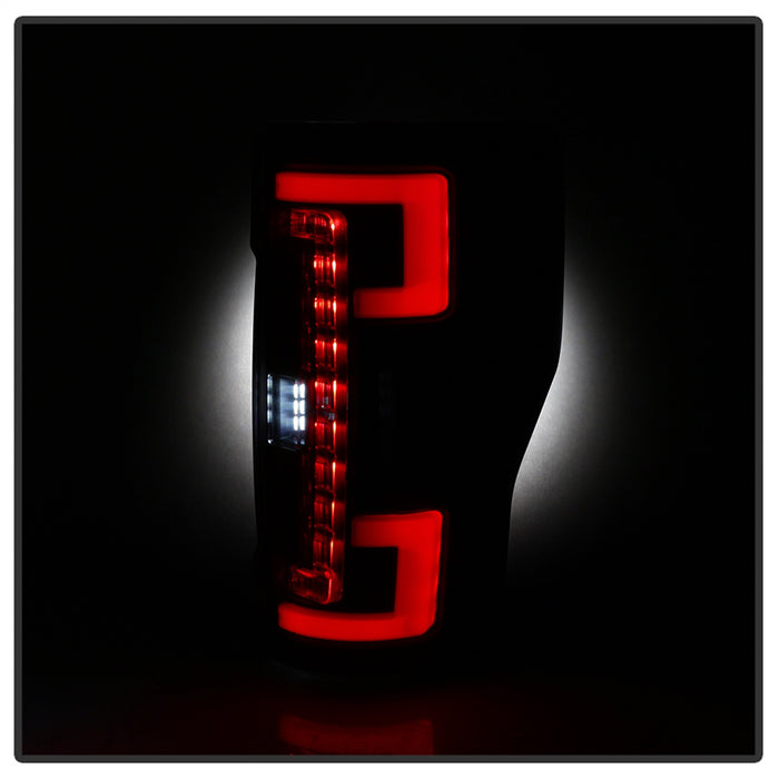 Spyder Auto 5085597 LED Tail Lights; Halogen Bulb Type; Not Fit LED Model; Black Smoke; - Truck Part Superstore